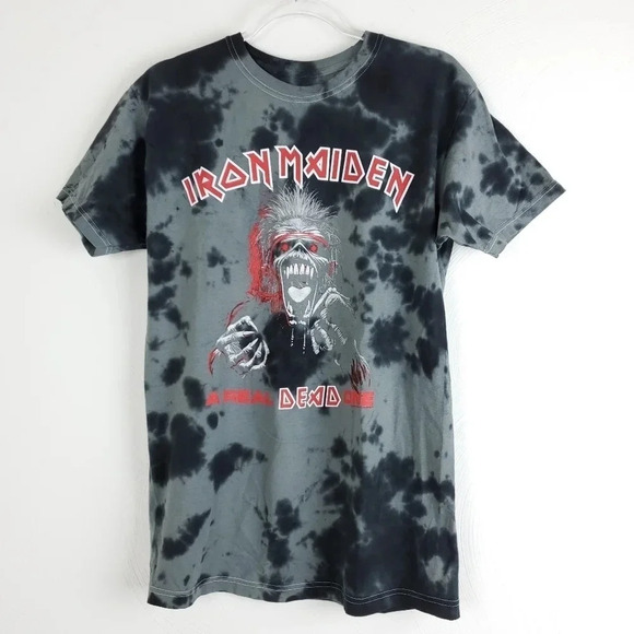 Iron Maiden Tie dye Graphic Tee Unisex S/M - Picture 1 of 7